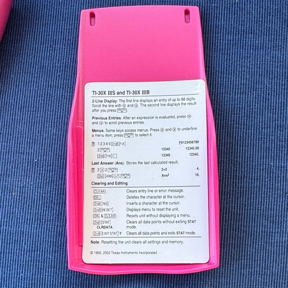 Texas Instruments TI-30XIIS Pink Scientific Calculator - Picture 2 of 5
